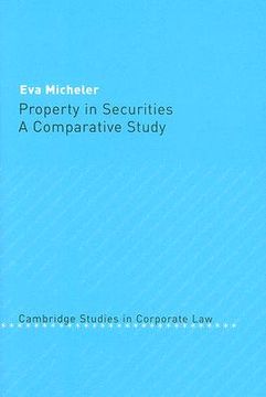 portada property in securities: a comparative study (en Inglés)