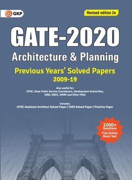 portada GATE 2020 - Architecture & Planning - Previous Years' Solved Papers 2009-2019 (Revised Edition, 2e) (en Inglés)