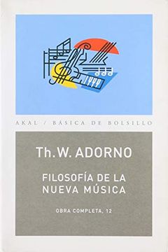 portada Filosofia de la Nueva Musica (Obra Completa, 12) (in Spanish)