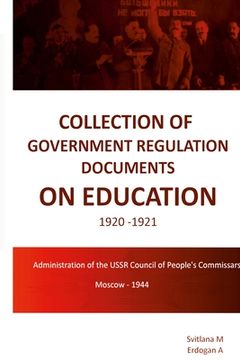 portada Collection of Government Regulation Documents on Education 1920-1921