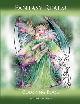 portada Fantasy Realm: Coloring Book (en Inglés)