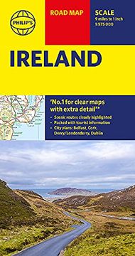portada Philip'S Ireland Road map (Philip'S Sheet Maps) (in English)