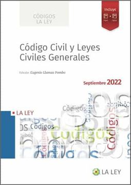 portada (I. B. D. ) Codigo Civil y Leyes Civiles Generales 2022 (in Spanish)