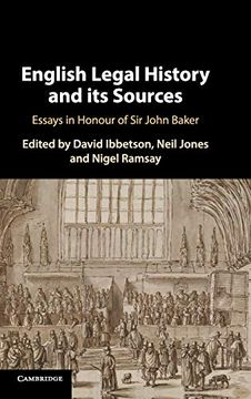 portada English Legal History and its Sources: Essays in Honour of sir John Baker (in English)