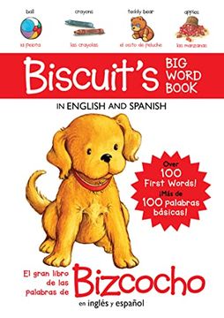 portada Biscuit'S big Word Book in English and Spanish Board Book: Over 100 First Words! 