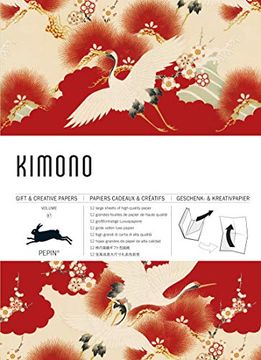 portada Kimono - new Edition #97: Gift Wrapping Paper Book (Gift & Creative Papers (97)) (en Inglés)