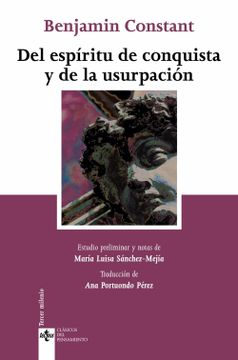 portada Del Espíritu de Conquista y de la Usurpación: En Relación con la Civilización Europea (Clasicos del Pensamiento) (in Spanish)