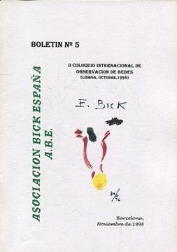 portada CRONICA DEL II COLOQUIO INTERNACIONAL DE OBSERVACION DE BEBES. BOLETIN nº 5.