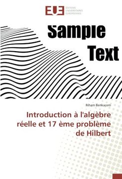 portada Introduction à l'algèbre réelle et 17 ème problème de Hilbert