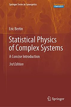 portada Statistical Physics of Complex Systems: A Concise Introduction (Springer Series in Synergetics) (en Inglés)