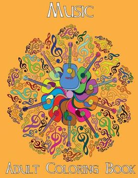 portada Adult Coloring Books: Music (in English)