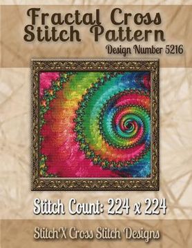 portada Fractal Cross Stitch Pattern: Design No. 5216 (en Inglés)