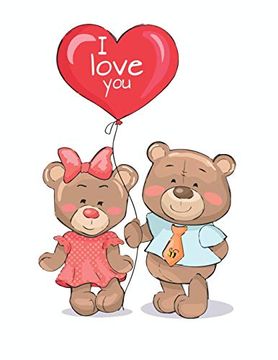portada I Love You: Valentine's day Coloring Book for Kids Ages 4-8: Fun With Hearts, Cute Animals and More, Valentines day Gifts for Girls and Boys (in English)