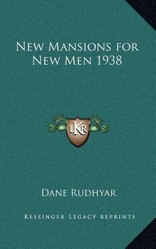 portada new mansions for new men 1938 (en Inglés)