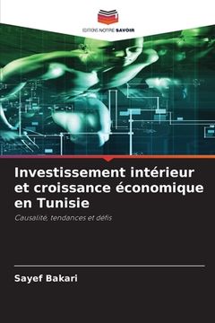 portada Investissement intérieur et croissance économique en Tunisie (in French)