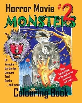 portada Horror Movie Monsters Colouring Book 2