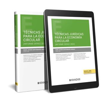 portada TECNICAS JURIDICAS PARA LA ECONOMIA CIRCULAR (in Spanish)