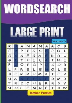portada Word Search Large Print - Volume 3 (in English)