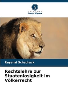 portada Rechtslehre zur Staatenlosigkeit im Völkerrecht (in German)