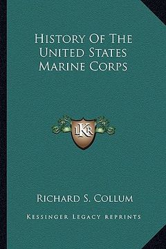 portada history of the united states marine corps (in English)