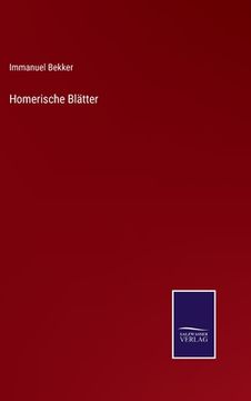 portada Homerische Blätter (in German)