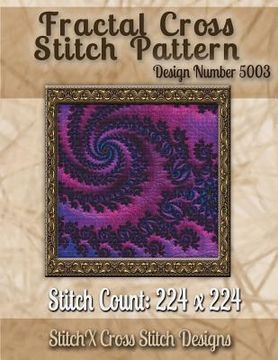 portada Fractal Cross Stitch Pattern: Design No. 5003