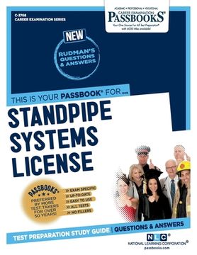 portada Standpipe Systems License (C-3768): Passbooks Study Guide Volume 3768