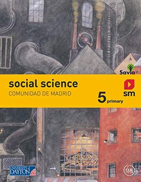 portada Social Science. 5 Primary. Más Savia. Comunidad de Madrid (en Inglés)