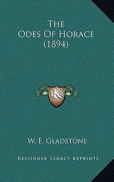portada the odes of horace (1894) (in English)