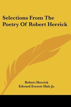 portada selections from the poetry of robert herrick (in English)