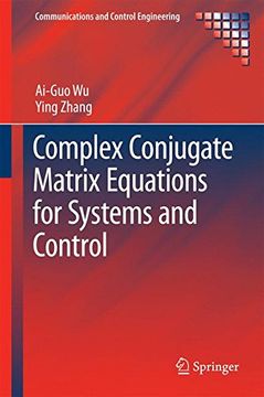 portada Complex Conjugate Matrix Equations for Systems and Control (Communications and Control Engineering)