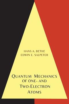 portada Quantum Mechanics of One- And Two-Electron Atoms