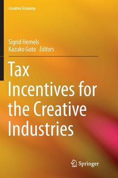 portada Tax Incentives for the Creative Industries (en Inglés)
