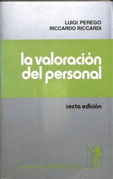 portada La Valoracion del Personal (6º Ed. )