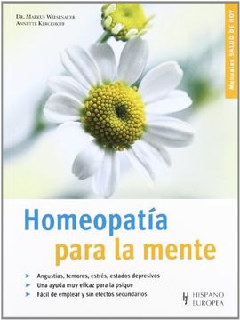 portada homeopatia para la mente / homeopathy for the mind