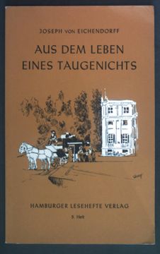 portada Aus dem Leben Eines Taugenichts. Hamburger Lesehefte; 5. Heft (in German)