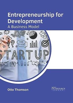 portada Entrepreneurship for Development: A Business Model (en Inglés)