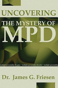 portada uncovering the mystery of mpd (en Inglés)
