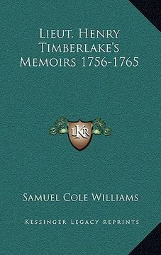 portada lieut. henry timberlake's memoirs 1756-1765 (en Inglés)