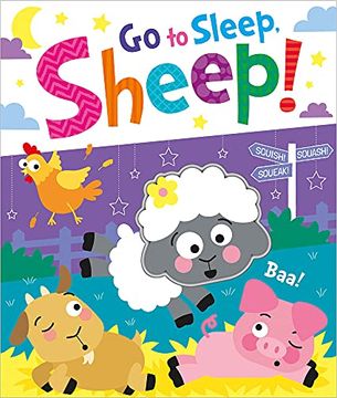 portada Go to Sleep, Sheep! (Squish Squash Squeak - Silicone Books) (en Inglés)
