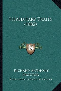 portada hereditary traits (1882)