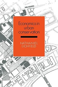 portada Economics in Urban Conservation (in English)