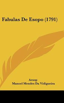 portada Fabulas De Esopo (1791)