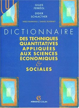 portada Dictionnaire des Techniques Quantitatives Appliquées aux Sciences Économiques et Sociales (en Francés)