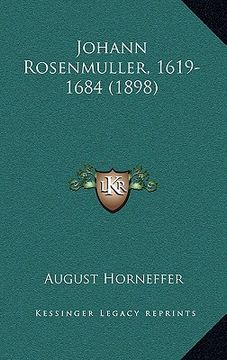 portada johann rosenmuller, 1619-1684 (1898) (en Inglés)