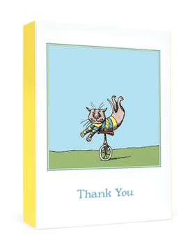 portada Edward Gorey: Unicycle cat Boxed Thank you Notes (en Inglés)