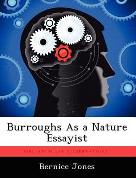 portada burroughs as a nature essayist (en Inglés)