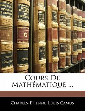 portada Cours de Mathematique ... (en Francés)