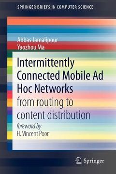 portada intermittently connected mobile ad hoc networks