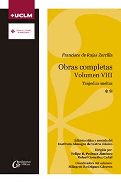 portada Obras Completas vol Viii Tragedias Sueltas (in Spanish)